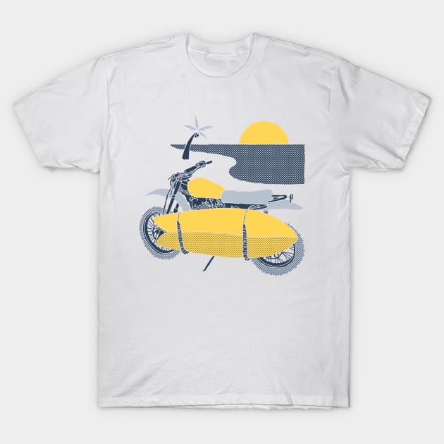 Surf Tracker T-Shirt by quilimo